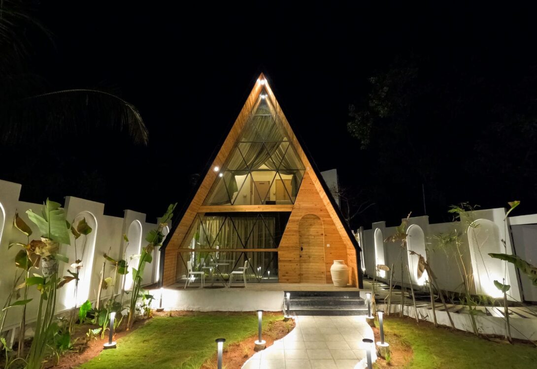 Top Premium triangular villa for Rent in Awas alibaug