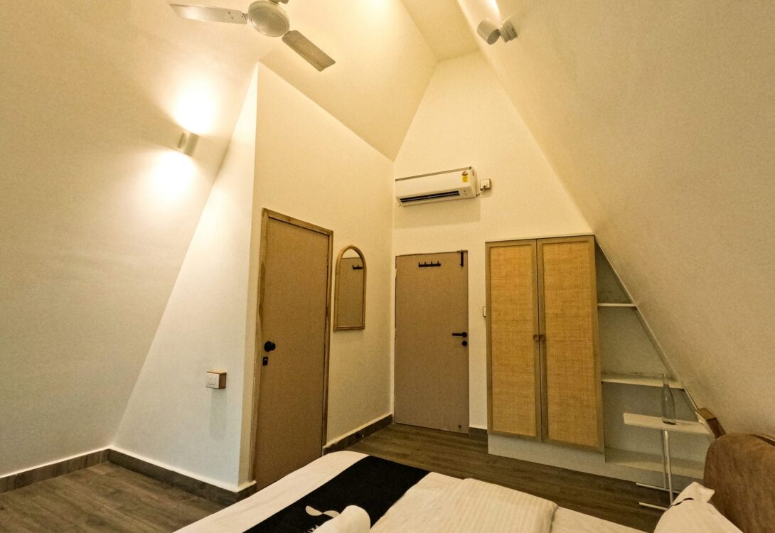 alibaug triangular villa with pool