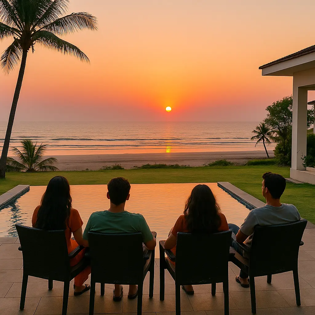 best sunset point in Alibaug- Mumbai