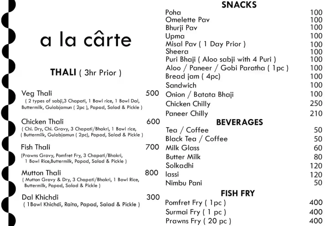 Chef table dining experience