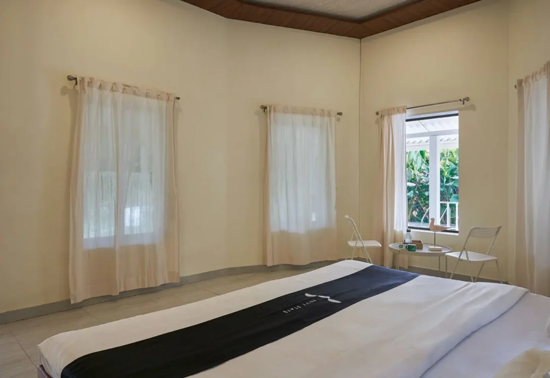 Cozy reading nook in master bedroom