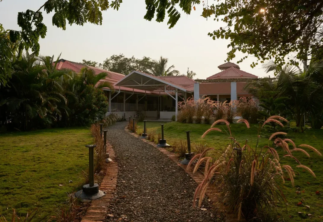 Luxury villa with zen garden