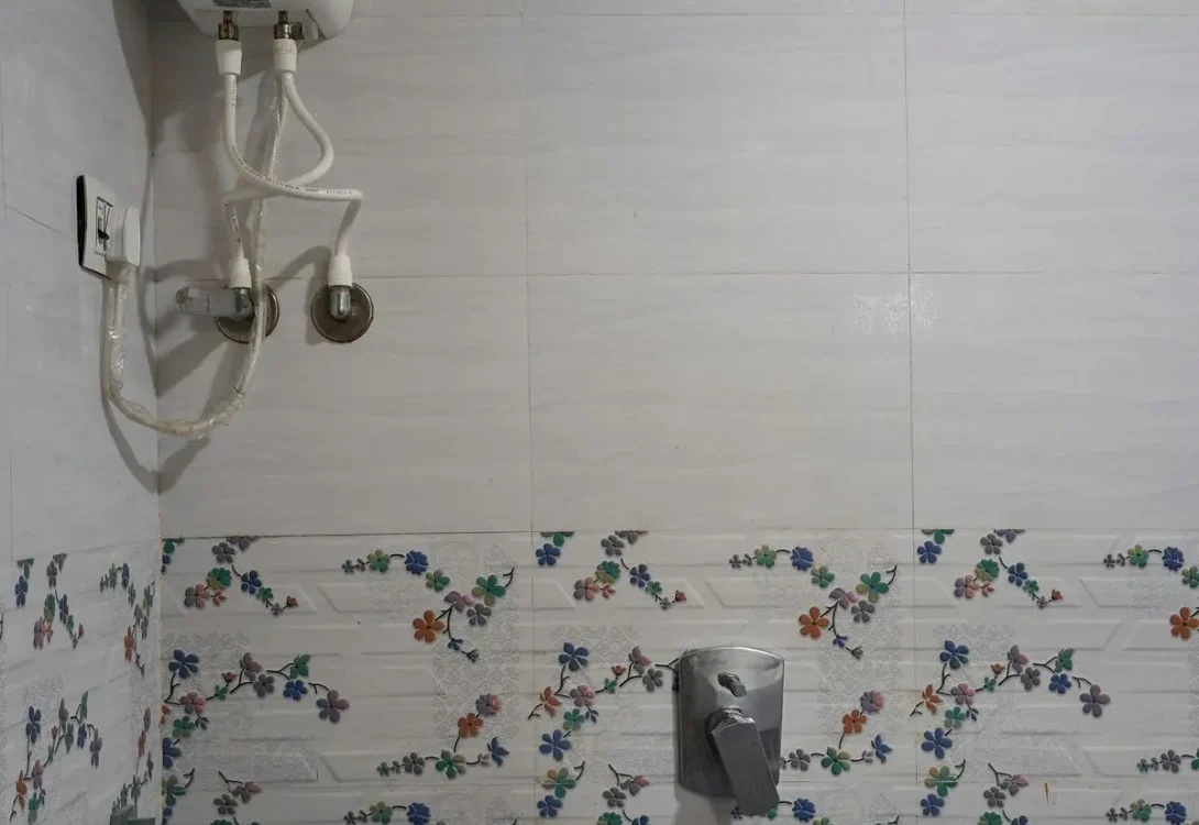 Marble-finished bathrooms