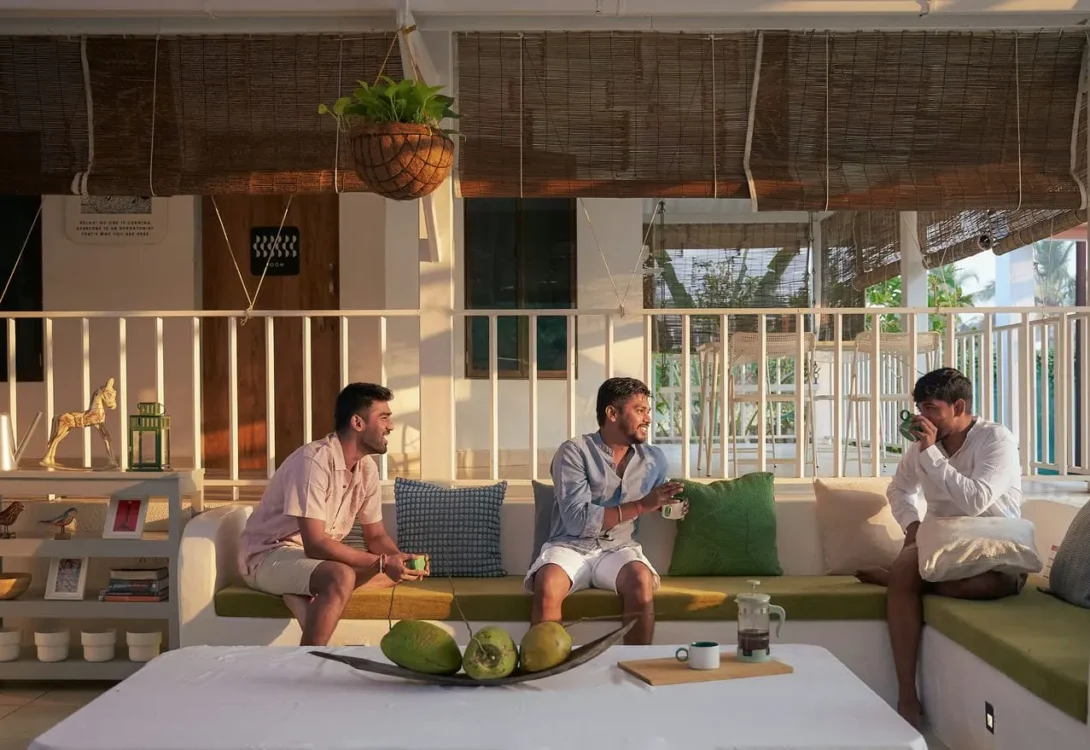 Outdoor lounge for friends