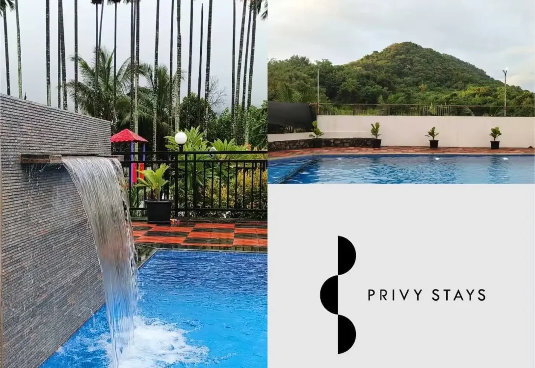 Separate rinse zone after swim